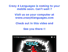 Tablet Screenshot of crazy4languages.com